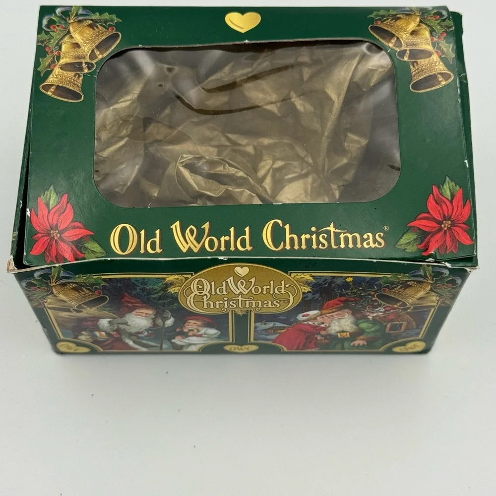 Old World Christmas BLACK LABRADOR Glass Ornament With Box‎ NEW